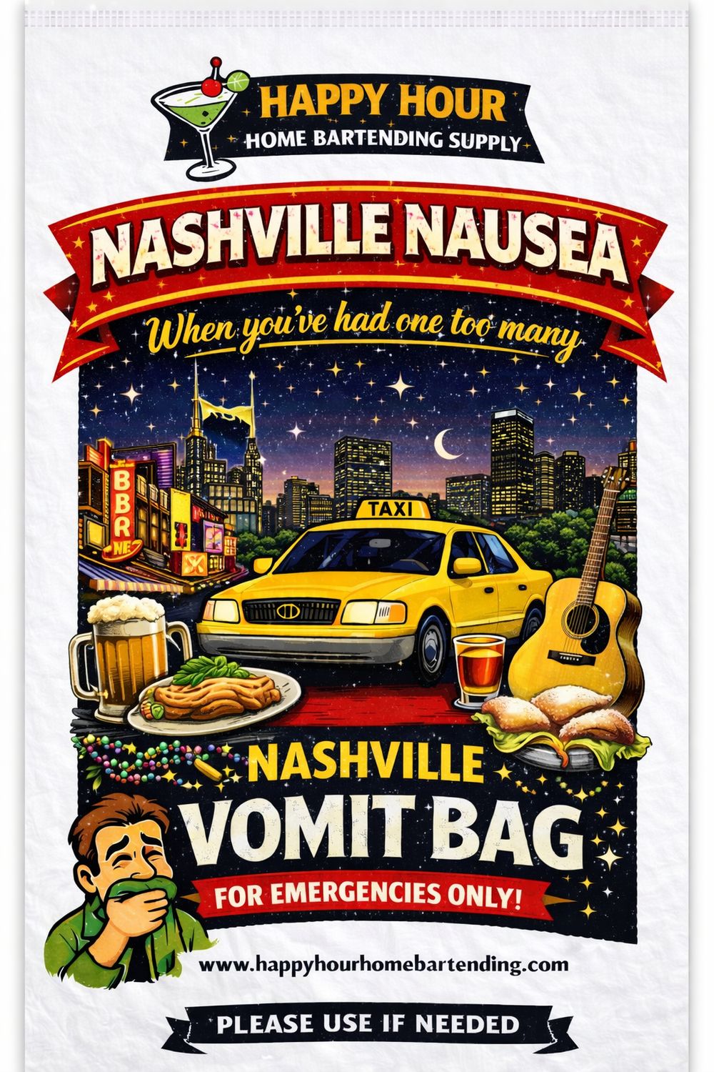 Nashville Vomit Bag