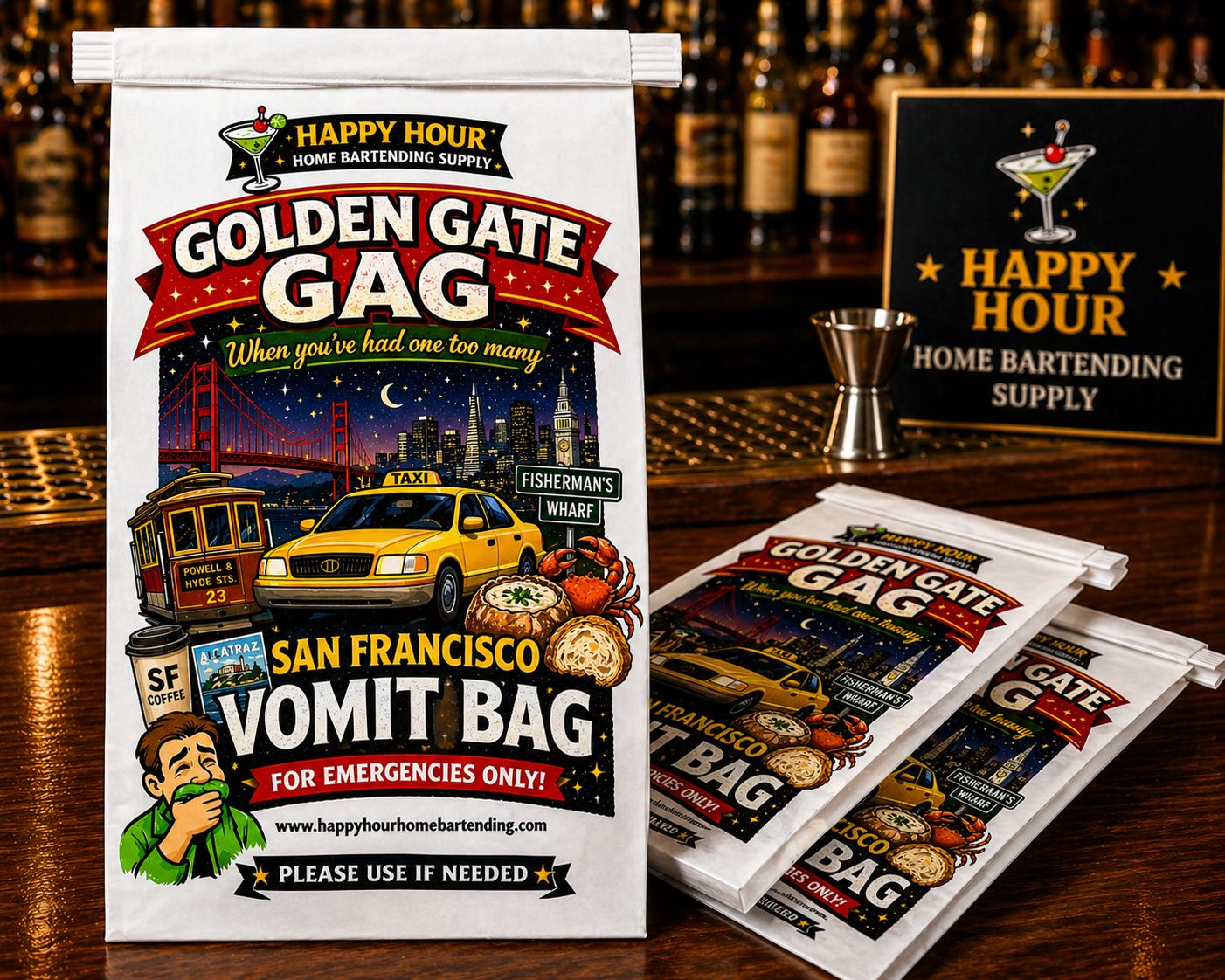 San Francisco Vomit Bag