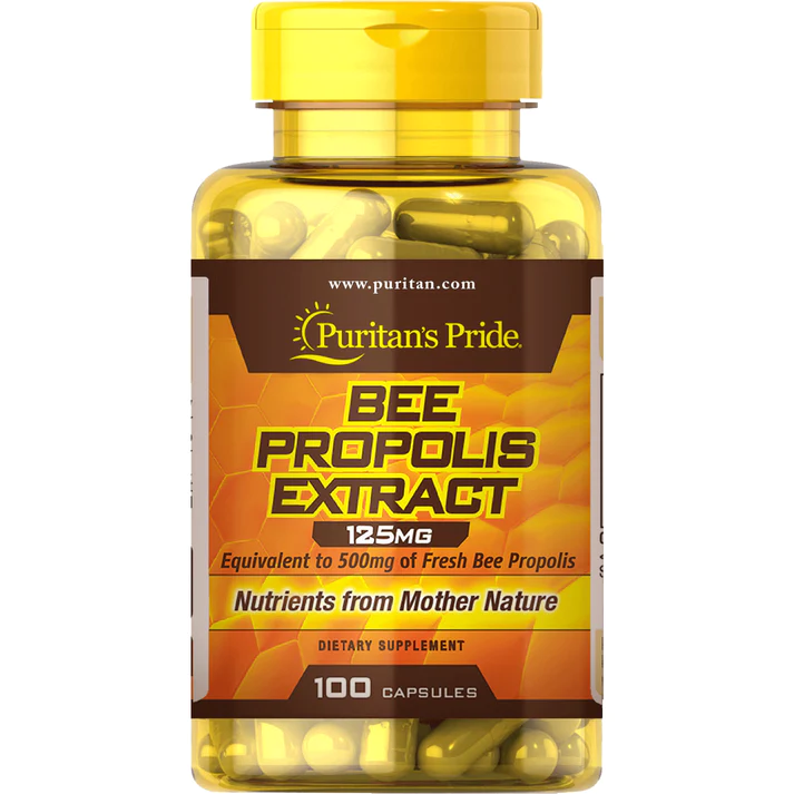 Puritan's Pride BEE PROPOLIS EXTRACT 125MG 100 CAPSULES