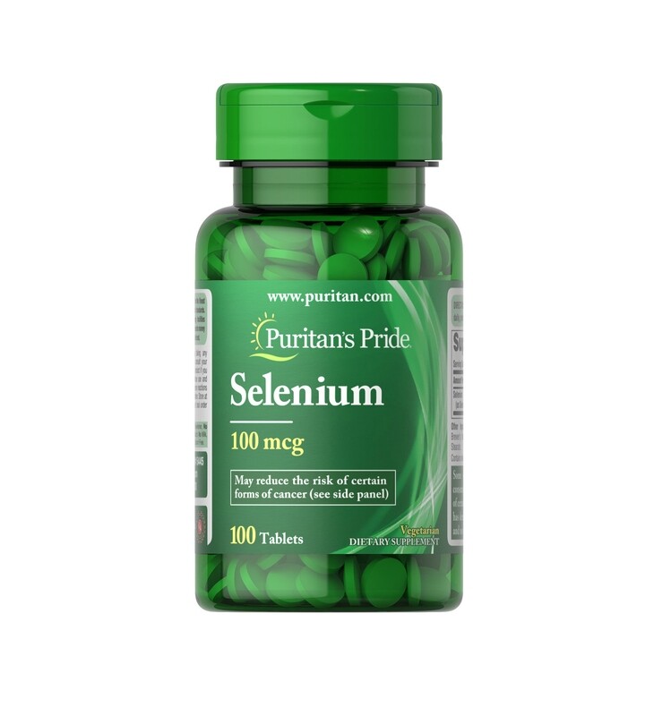 Puritan's Pride SELENIUM 100 MCG 100 Tablets
