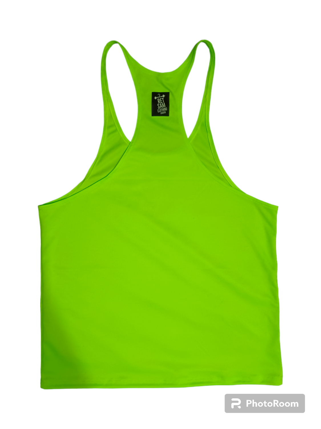 NEON DRI-FIT STRINGER TANK, COLOR: Neon Green 💚