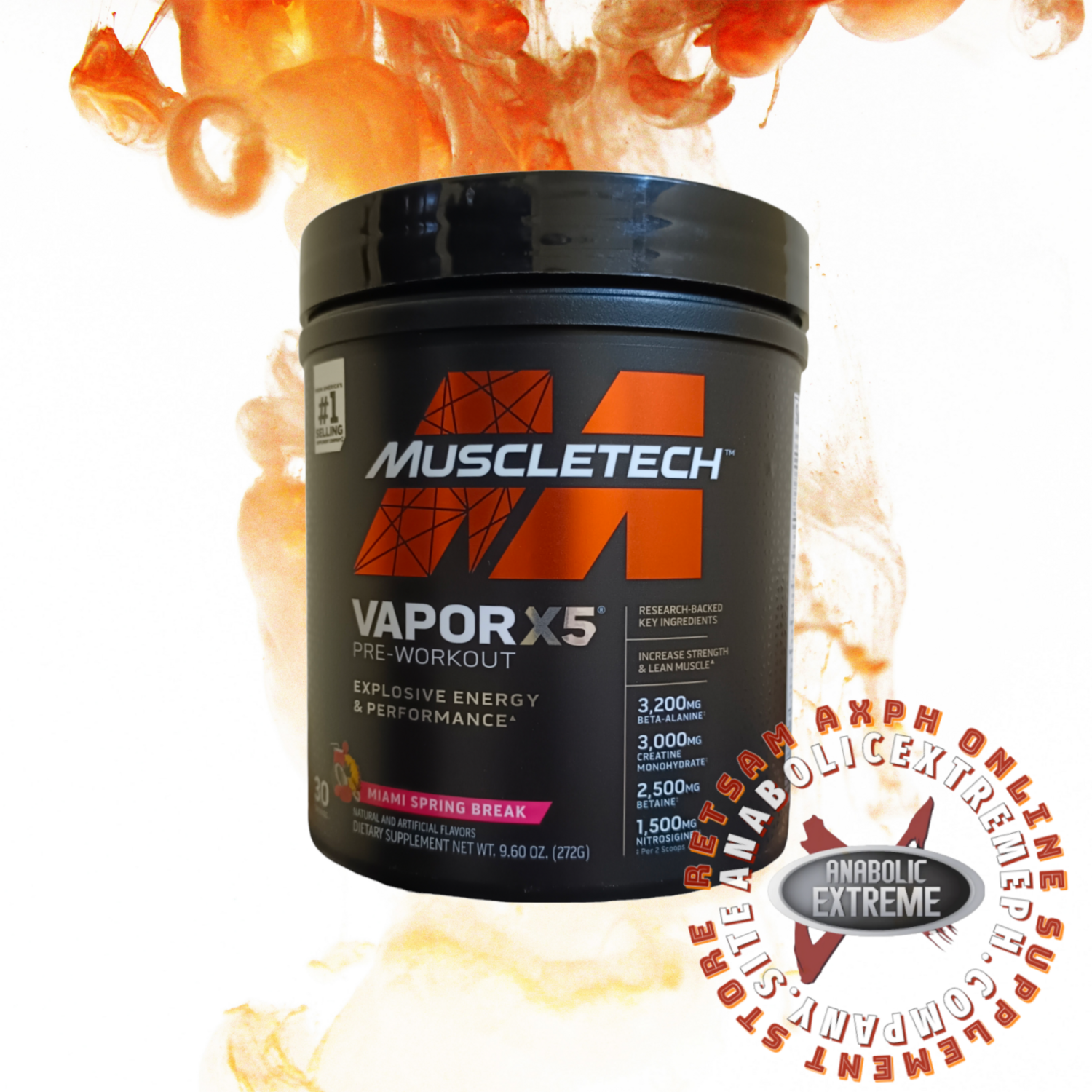 MUSCLETECH VAPORX5 30 SERVINGS