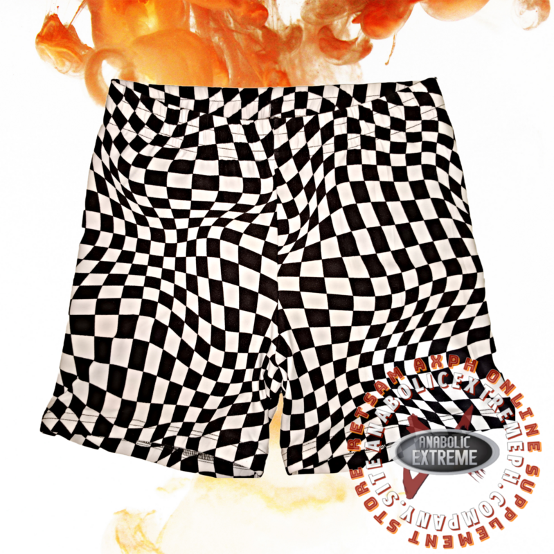 BETLOWG SHORTS (COMFY and SEXY) BLACK/WHITE CHECKERS