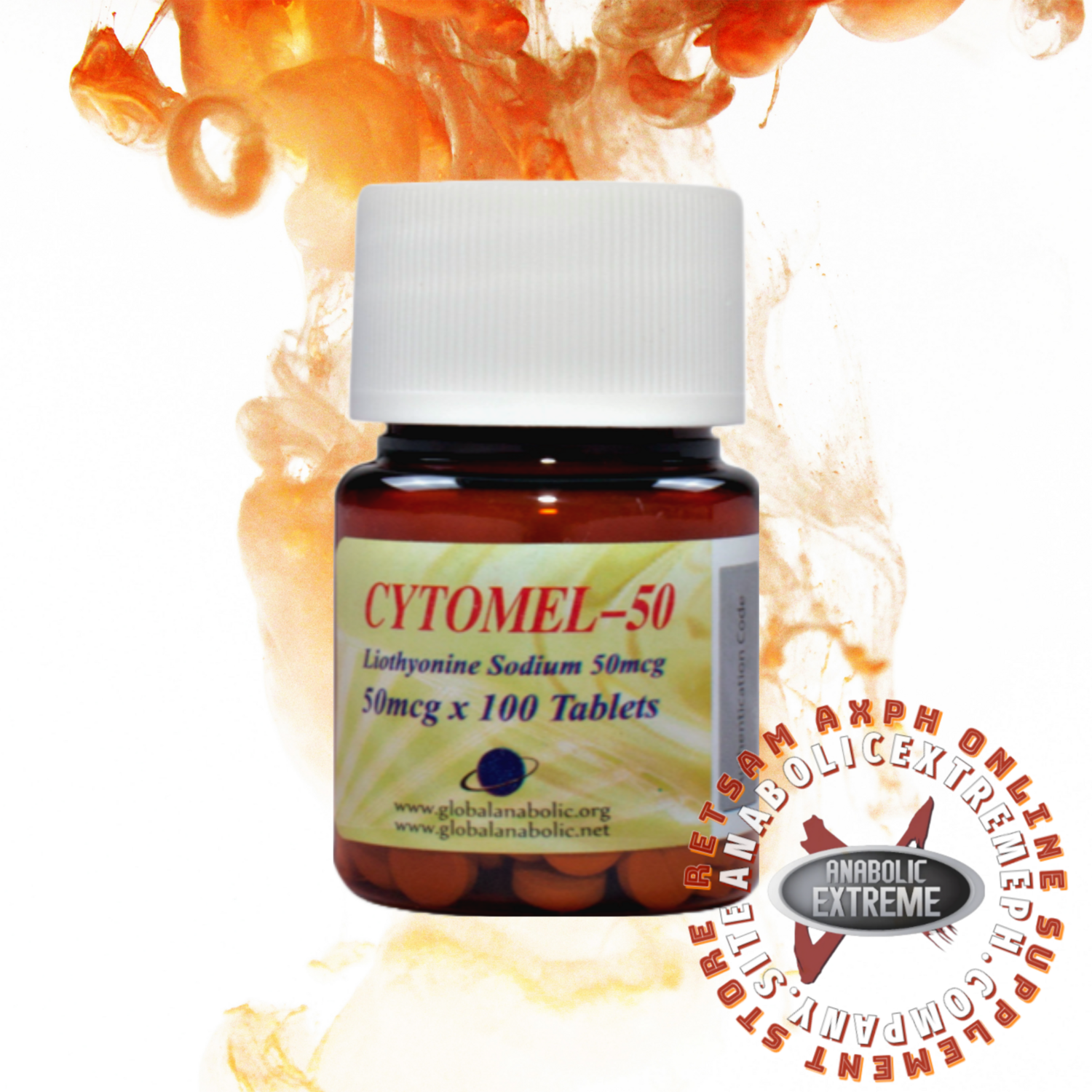 Global Anabolic Cytomel-50 100 Tablets