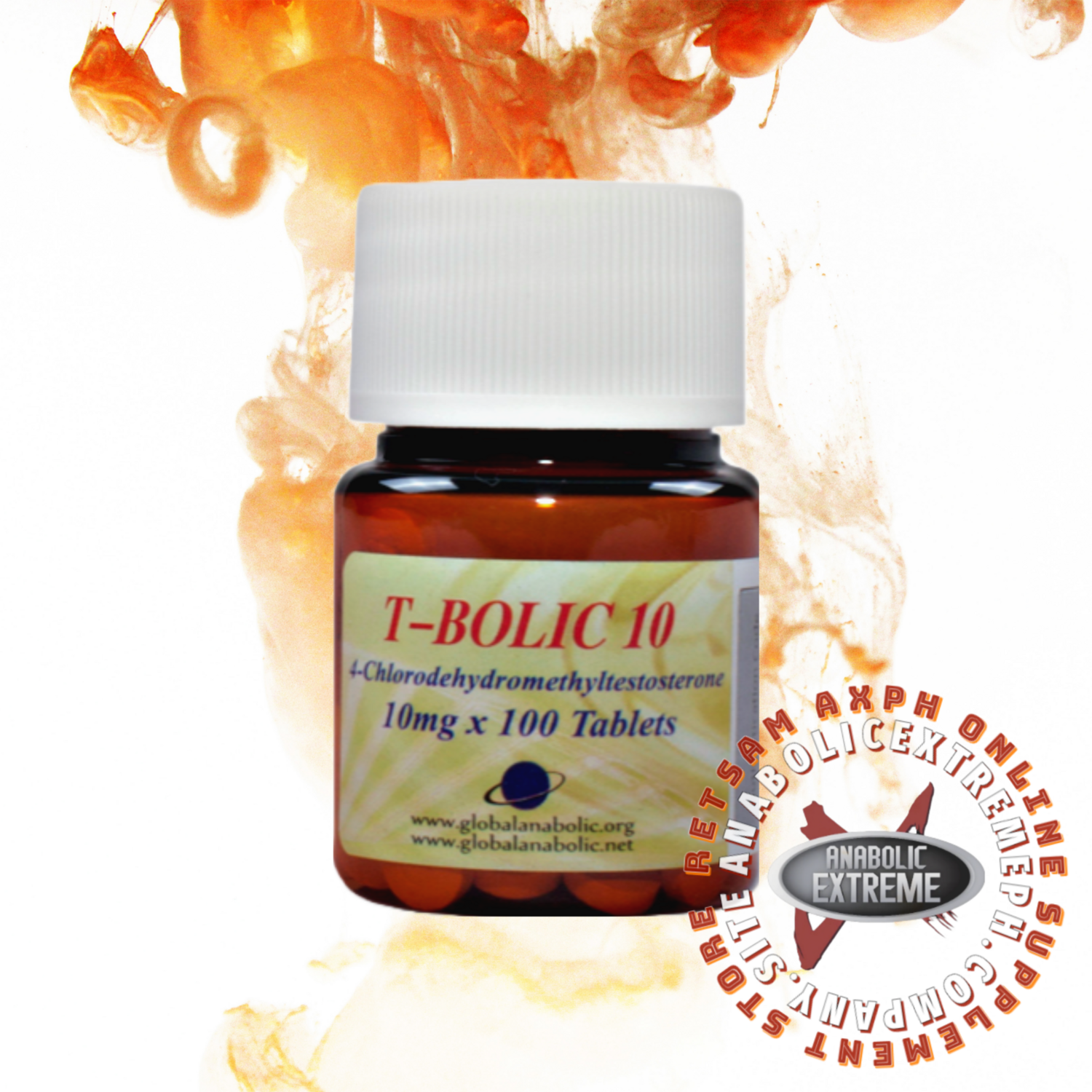 Global Anabolic T-bolic 10 100 Tablets