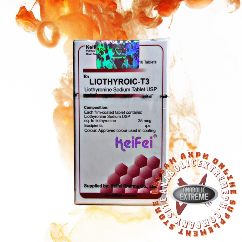 Keifei Pharma Liothyroic-T3 25mcg x 100 Tablets