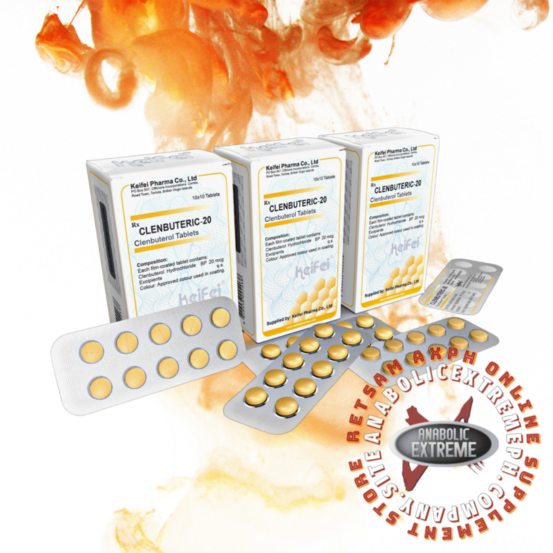 Keifei Pharma Clenbuteric-20 x 100 Tablets