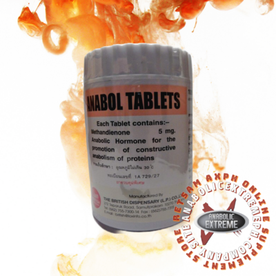 RETAIL PACK British Dispensary Anabol 5mg by 10/50/100 Tablets