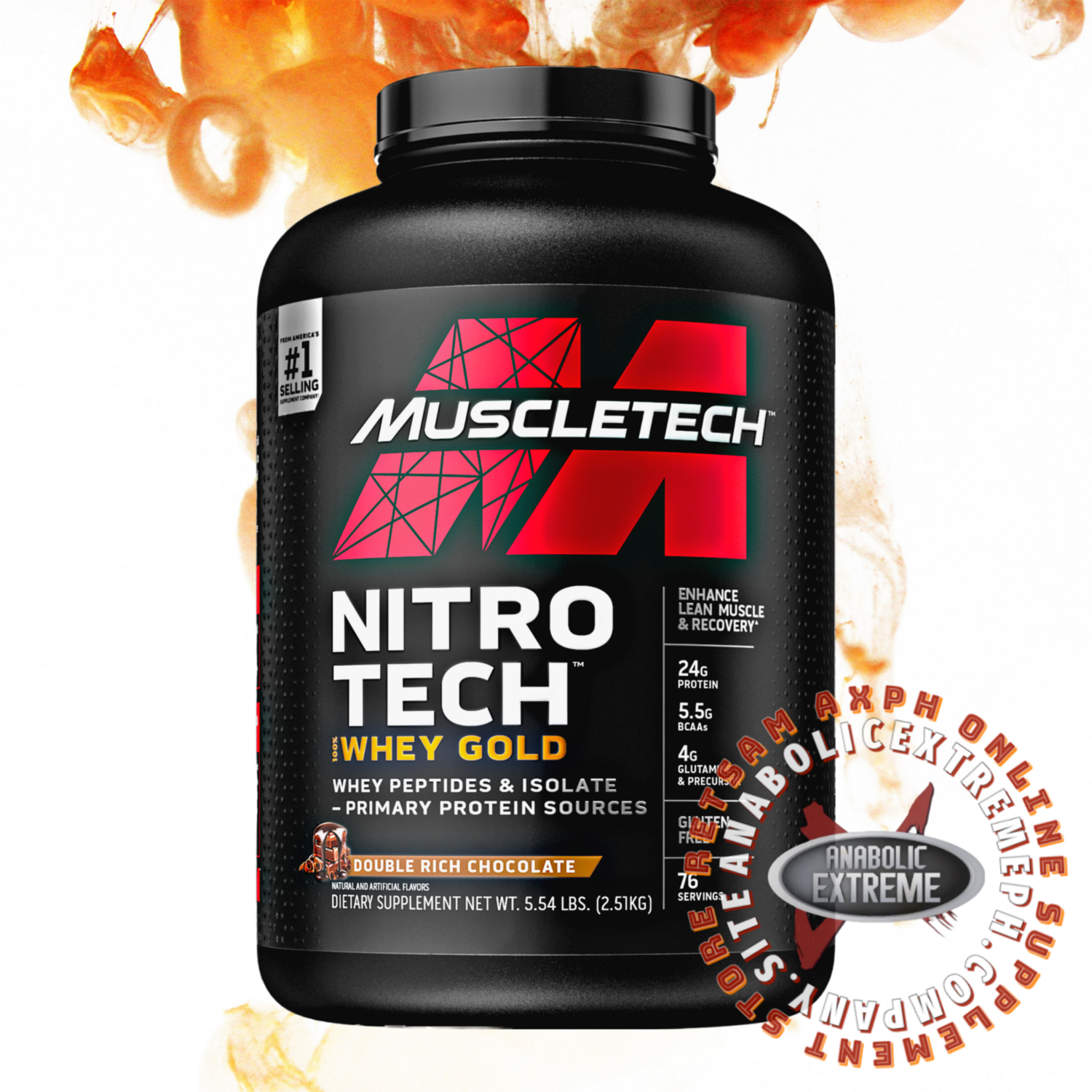 MUSCLETECH NITRO-TECH 100% WHEY GOLD 5LBS