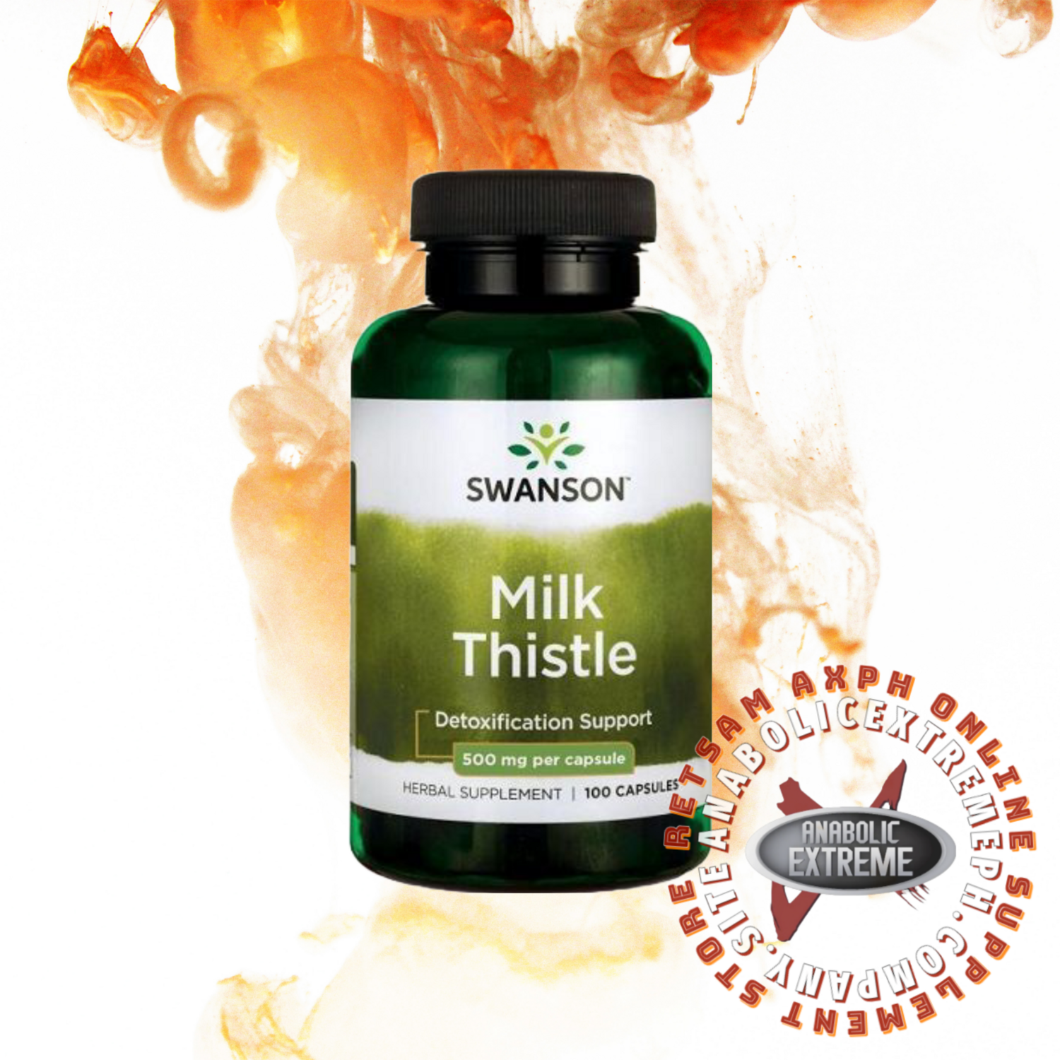 SWANSON MILK THISTLE 500MG 100 CAPSULES