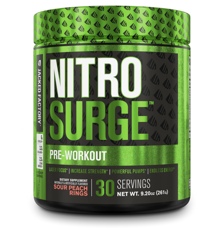 JACKED FACTORY NITROSURGE PRE-WORKOUT POWDER
