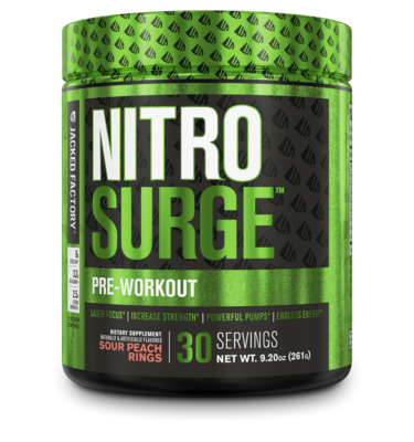 JACKED FACTORY NITROSURGE PRE-WORKOUT POWDER