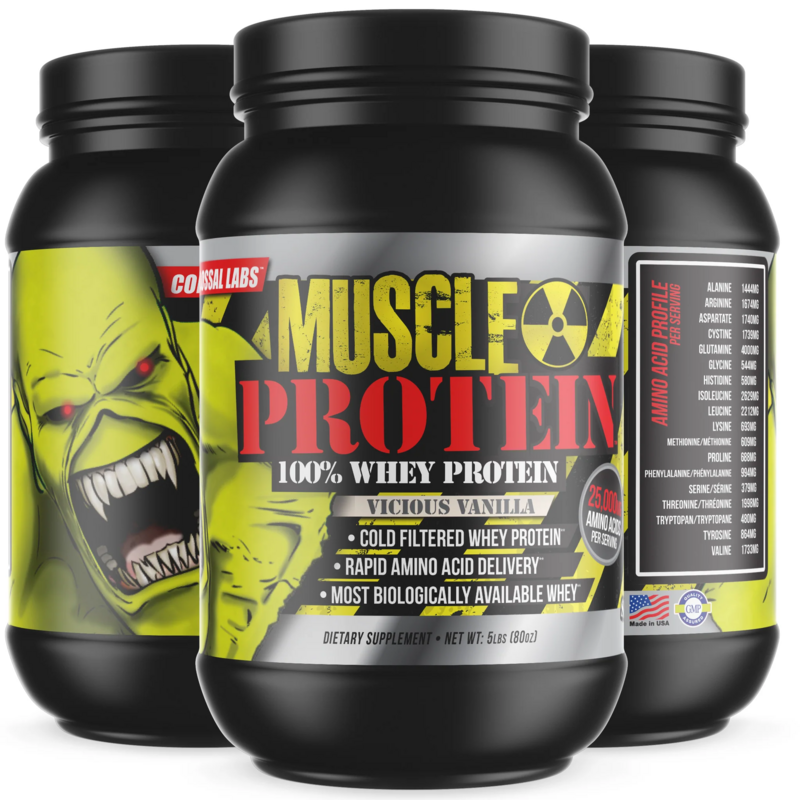 COLOSSAL LABS Muscle Protein - 100% Whey 5LB