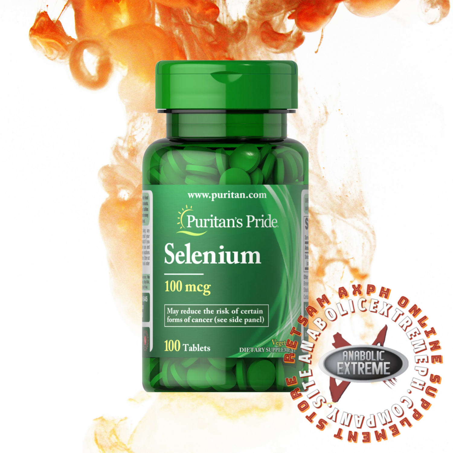 Puritan&#39;s Pride SELENIUM 100 MCG 100 Tablets
