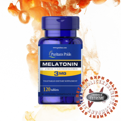Puritan&#39;s Pride MELATONIN 3MG 120 TABLETS