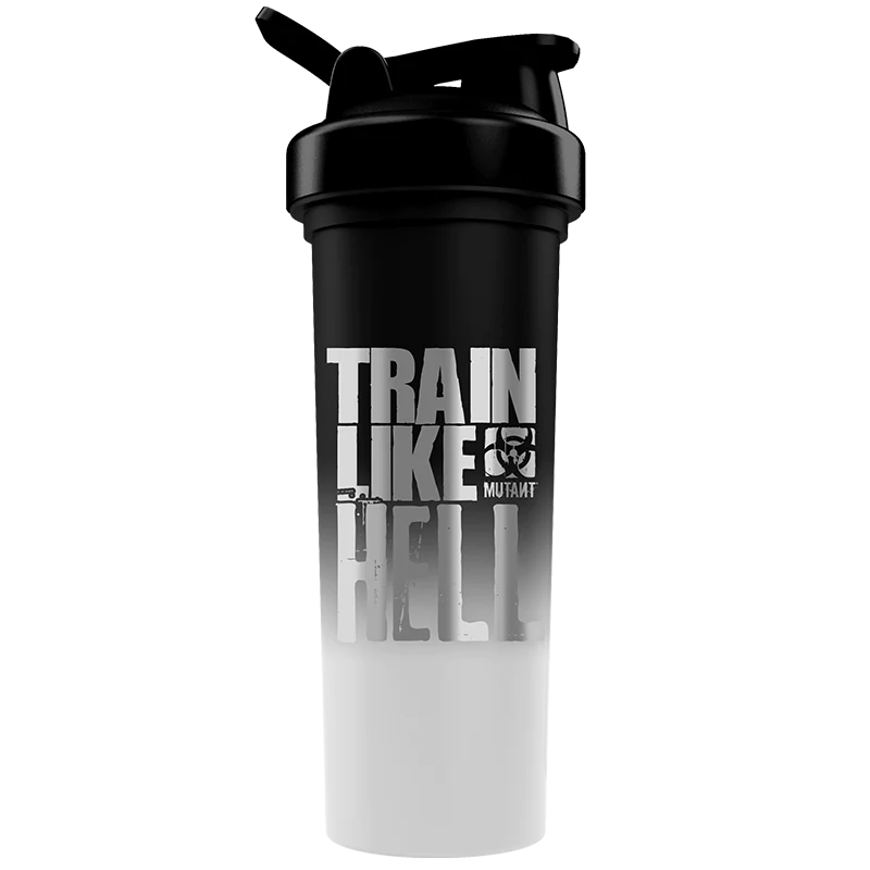 MUTANT TRAIN LIKE HELL 25oz Round Bottom Gym Shaker Cup / Bottle