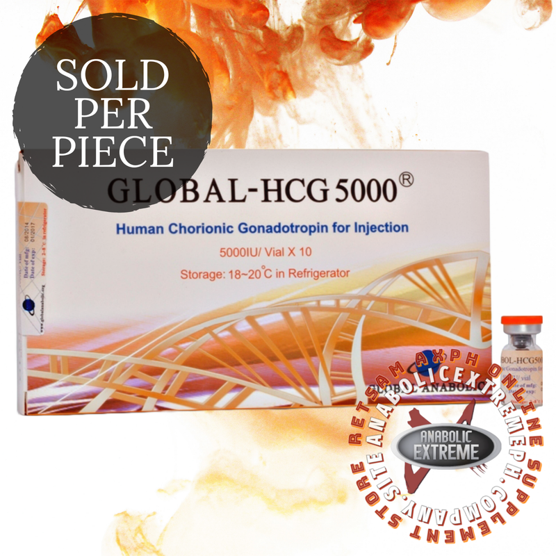RETAIL PER VIAL Global Anabolic HCG 5000iu x 1 vial