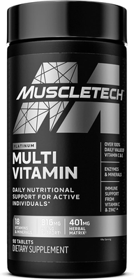 MUSCLETECH PLATINUM MULTIVITAMIN 90 TABLETS