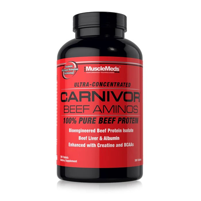 MUSCLEMEDS ULTRA CONCENTRATED CARNIVOR BEEF AMINOS 300 TABLETS