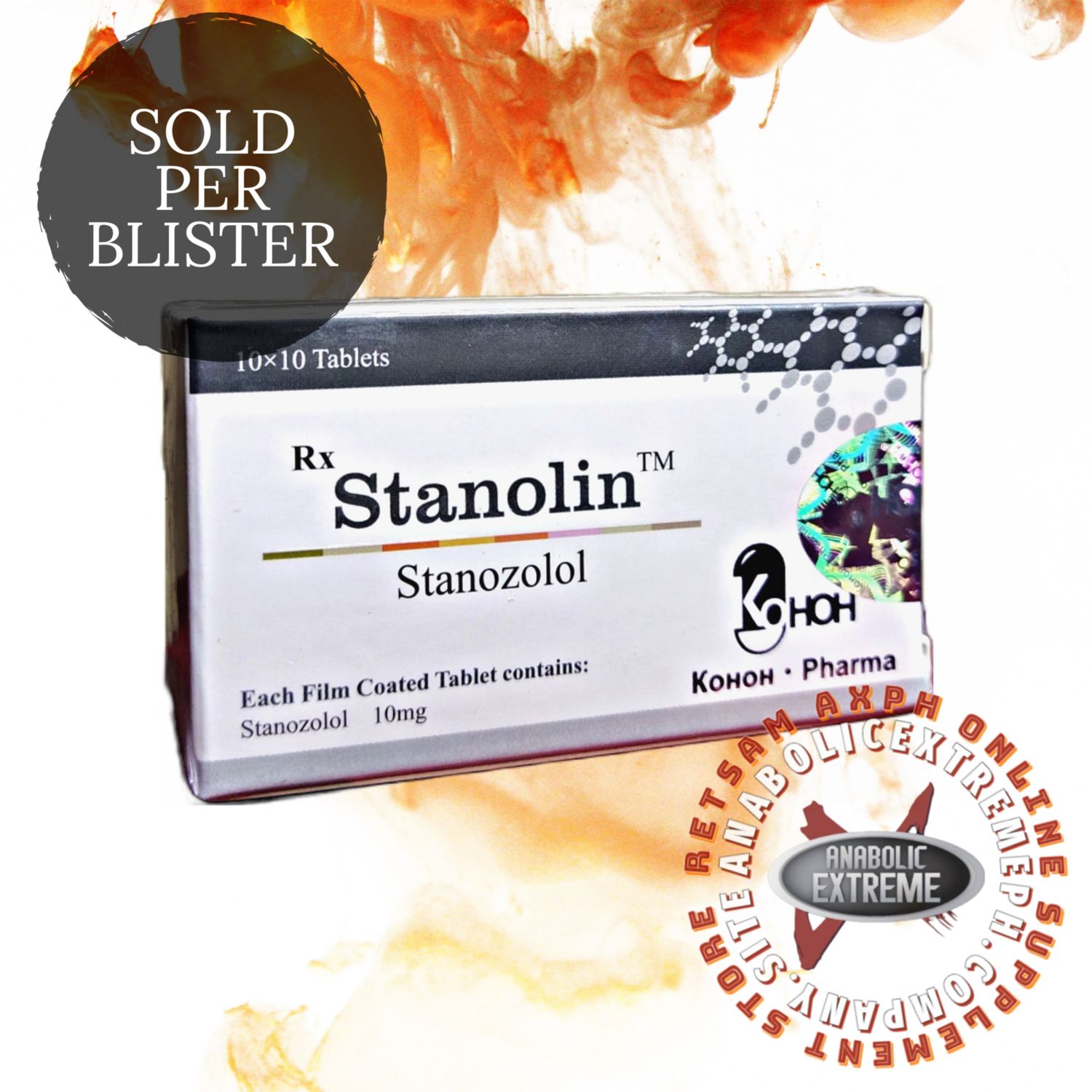 RETAIL PER BLISTER PACK Kohoh Pharma Stanolin 10mg x 10 Tablets Blister Pack