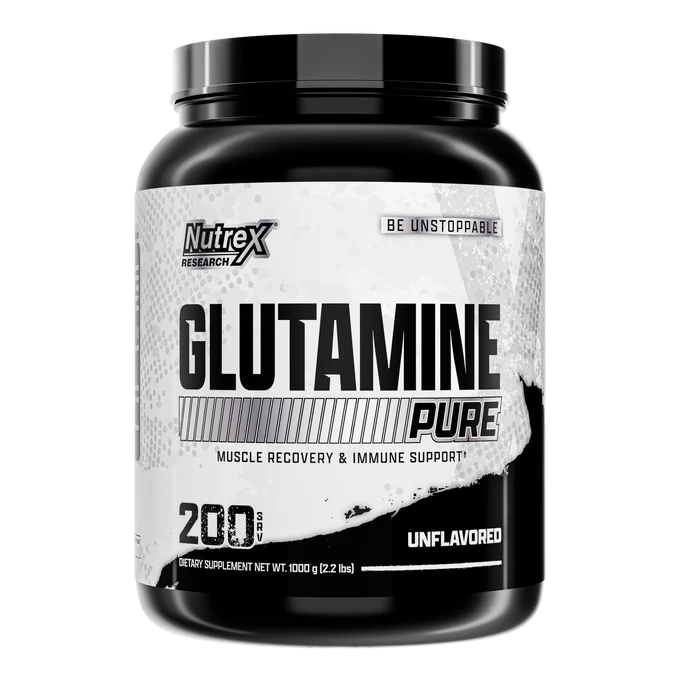 NUTREX GLUTAMINE DRIVE UNFLAVORED 300G/1000G, Size: 1000G UNFLAVORED (Seal Slightly Detached) 🔥