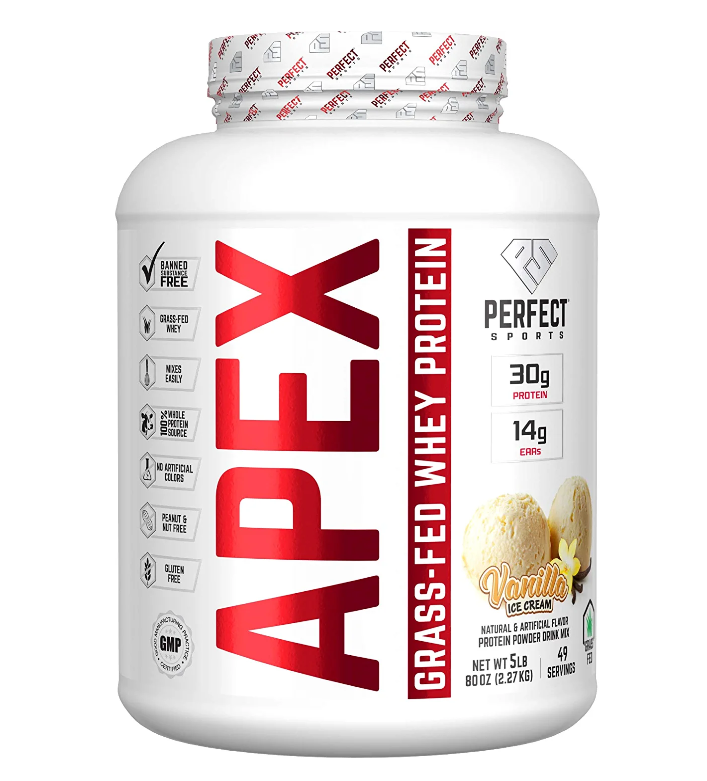 PERFECT SPORTS APEX GRASS-FED WHEY PROTEIN 5LBS