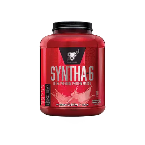 BSN SYNTHA-6 Ultra Premium Protein Matrix 5.04LBS, Pick Your Flavor: STRAWBERRY Exp. Date 08/28/25
