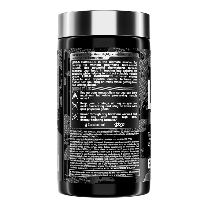 NUTREX Lipo-6 Hardcore Fat Burner &amp; Muscle Protection
