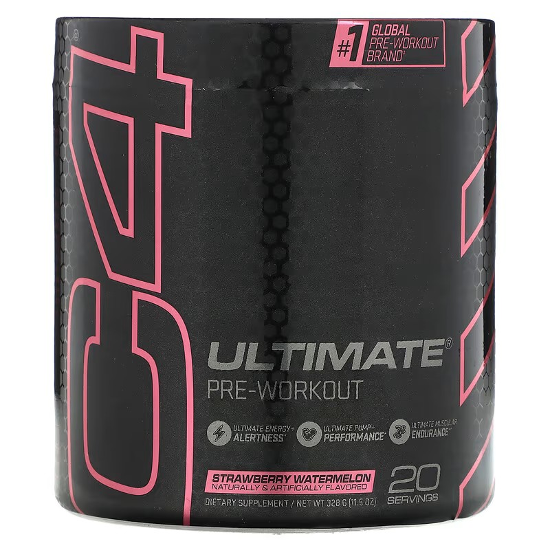 CELLUCOR C4 ULTIMATE PREWORKOUT POWDER ARCTIC SNOWCONE FLAVOR 20 SERVINGS