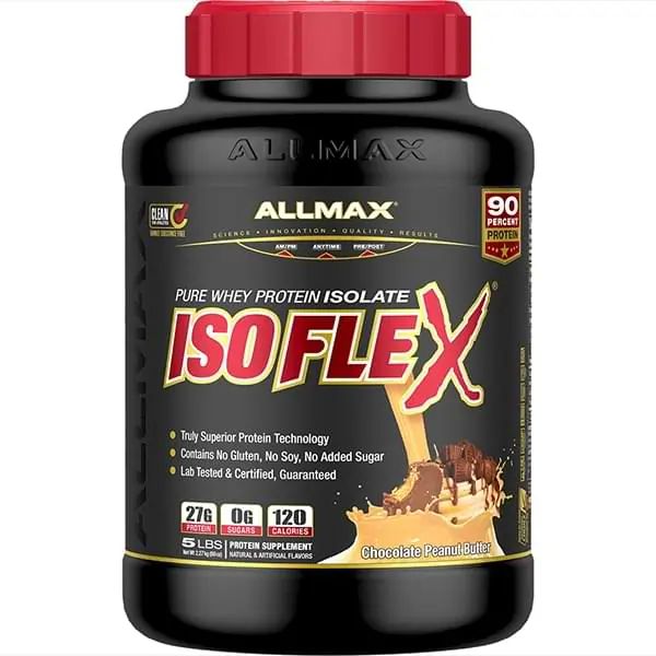 Allmax Nutrition ISOFLEX 5LBS CHOCOLATE PEANUT BUTTER Exp. Date 01/2026 🔥, Pick Your Flavor: Chocolate Peanut Butter Exp. Date 01/2026 🔥