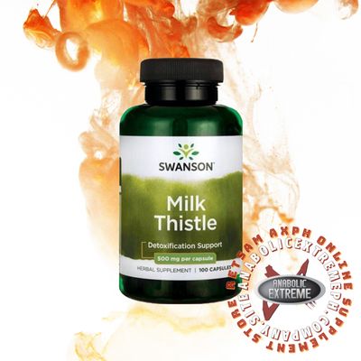 SWANSON MILK THISTLE 500MG 100 CAPSULES