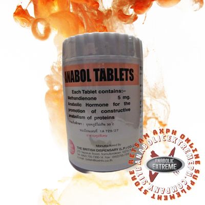RETAIL PACK British Dispensary Anabol 5mg by 10/50/100 Tablets
