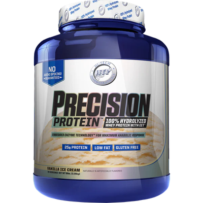 Hi-Tech Pharmaceuticals Precision Protein® – 100% Hydrolyzed Whey Protein.