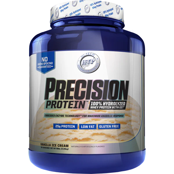 Hi-Tech Pharmaceuticals Precision Protein® – 100% Hydrolyzed Whey Protein.