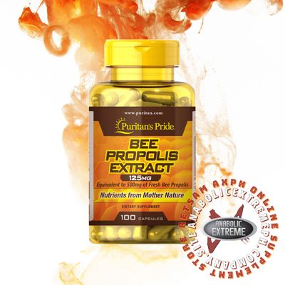 Puritan's Pride BEE PROPOLIS EXTRACT 125MG 100 CAPSULES