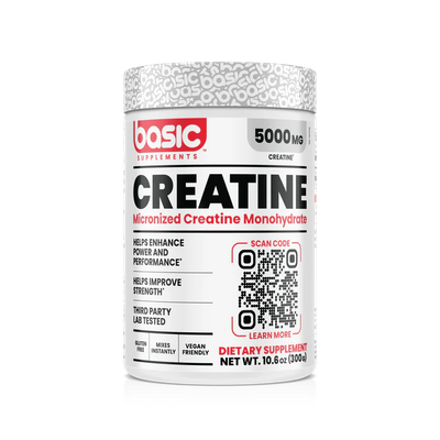 Basic Supplements Creatine 300g (Micronized Creatine Monohydrate)