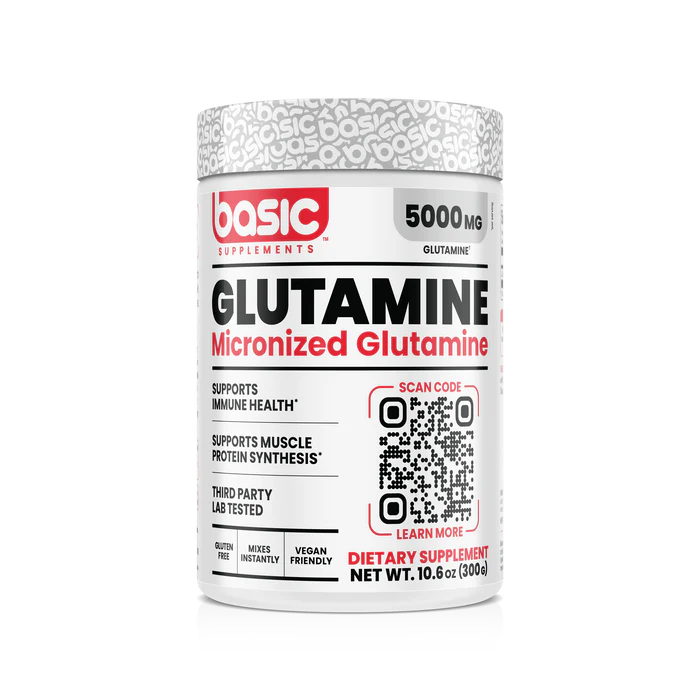Basic Supplements GLUTAMINE (Micronized, 300g)