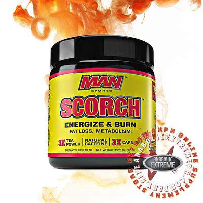 MAN Sports SCORCH POWDER - 75 SERVINGS MAN Sports SCORCH POWDER - 75 SERVINGS