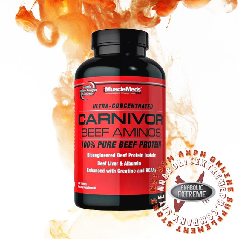 MUSCLEMEDS ULTRA CONCENTRATED CARNIVOR BEEF AMINOS 300 TABLETS