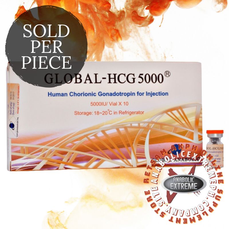 RETAIL PER VIAL Global Anabolic HCG 5000iu x 1 vial