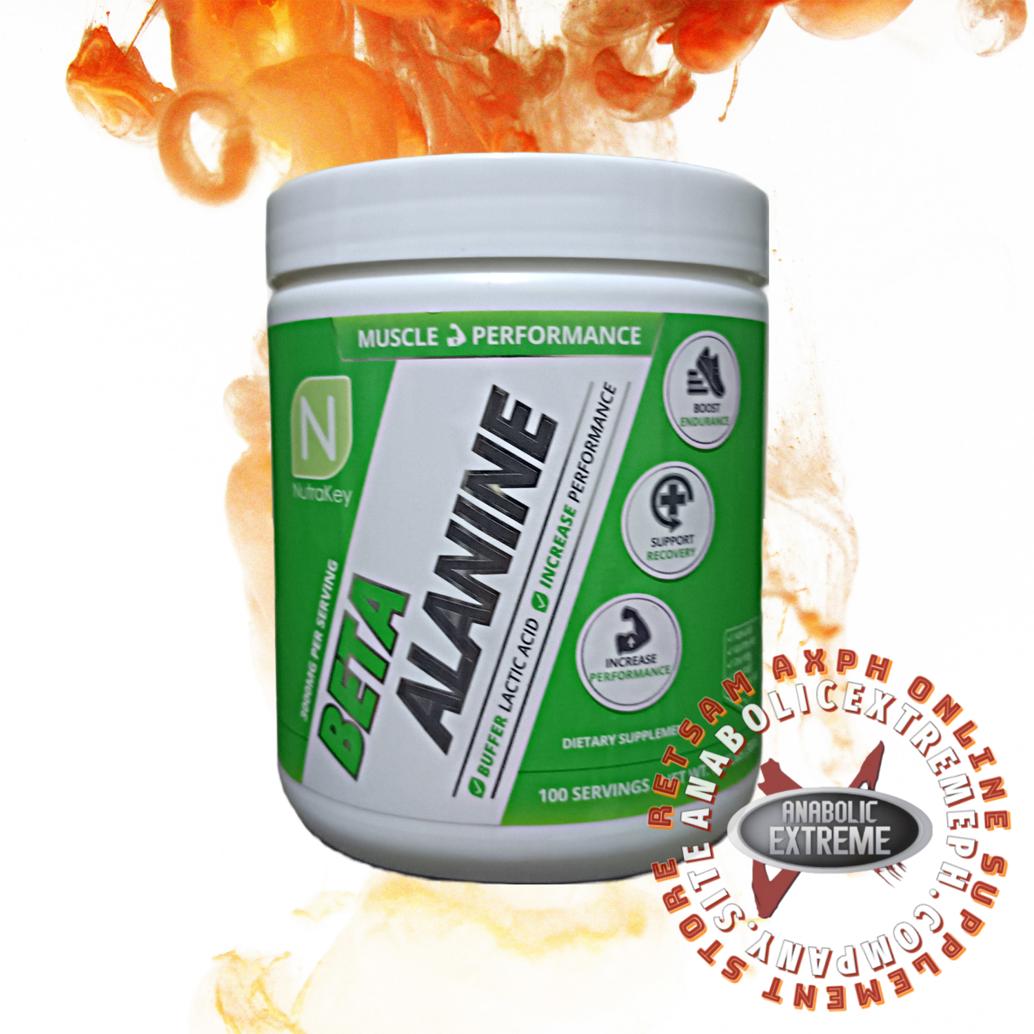 NUTRAKEY BETA ALANINE POWDER 100 SERVINGS