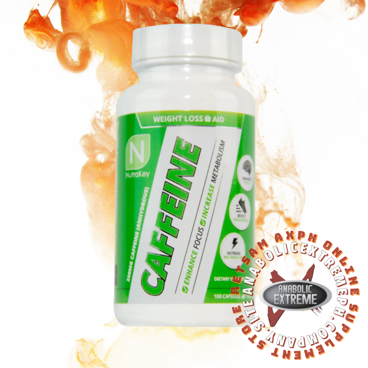 NUTRAKEY CAFFEINE 100 SERVINGS
