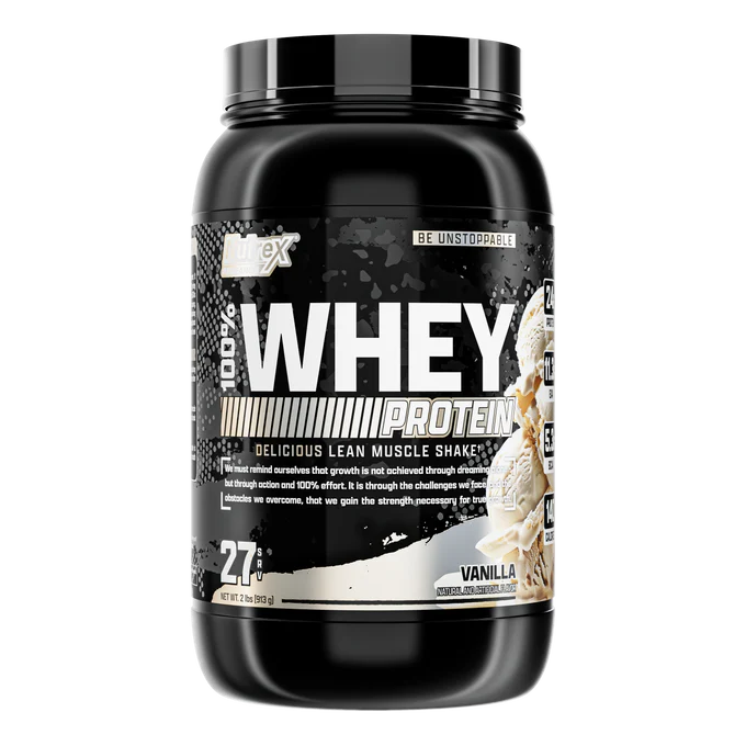 NUTREX 100% WHEY, Size: 2LB, Pick Your Flavor: Vanilla