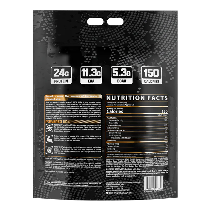 NUTREX 100% WHEY PROTEIN 10LBS