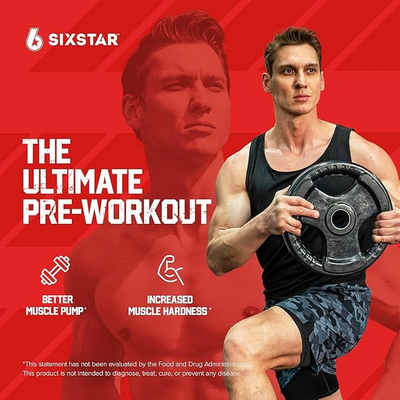 SIXSTAR PRE-WORKOUT N.O. FURY 60 CAPLETS