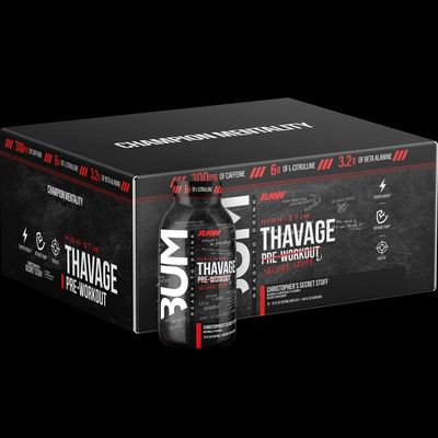 RAW BUM Thavage RTD Pre-Workout
