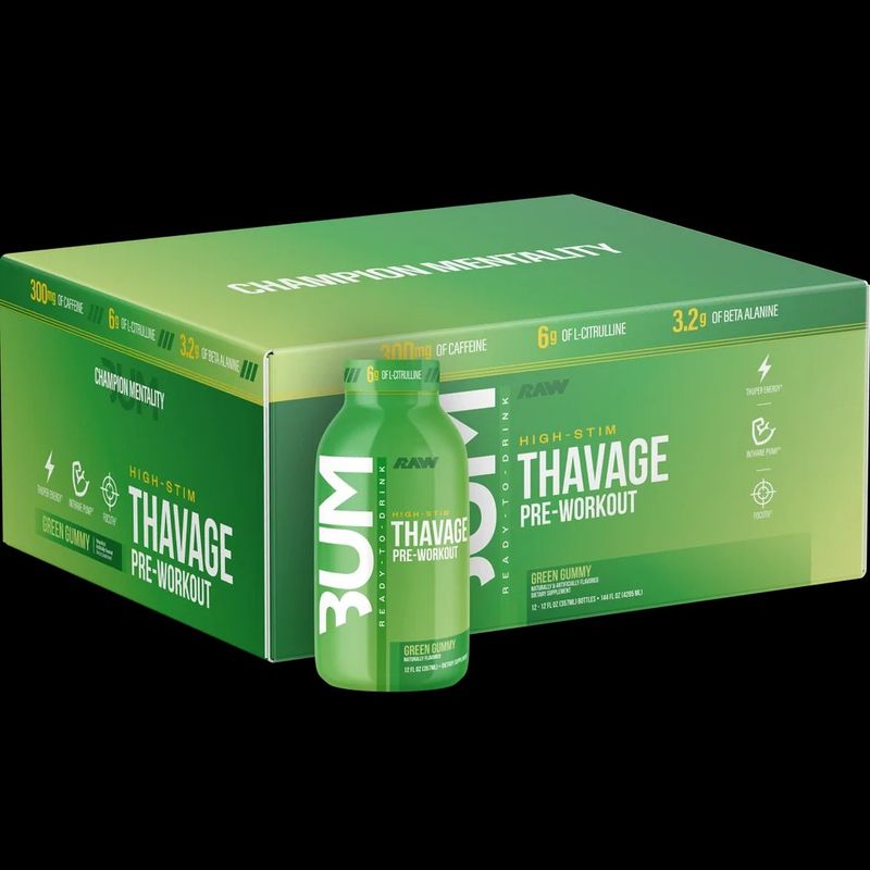 RAW BUM Thavage RTD Pre-Workout