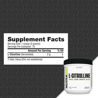 NUTRABIO L-Citrulline Powder 150g