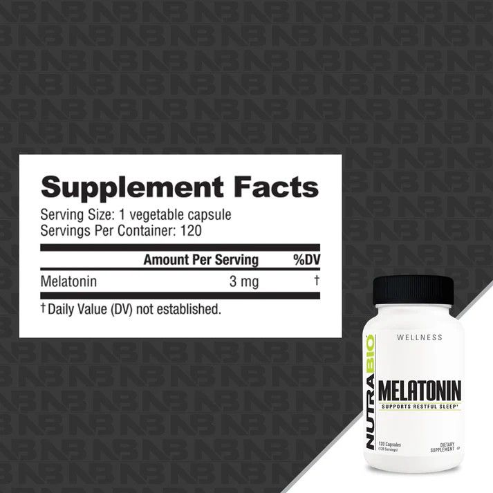 NUTRABIO Melatonin (3mg)