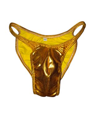 METALLIC BRONZE BODYBUILDING POSING TRUNKS